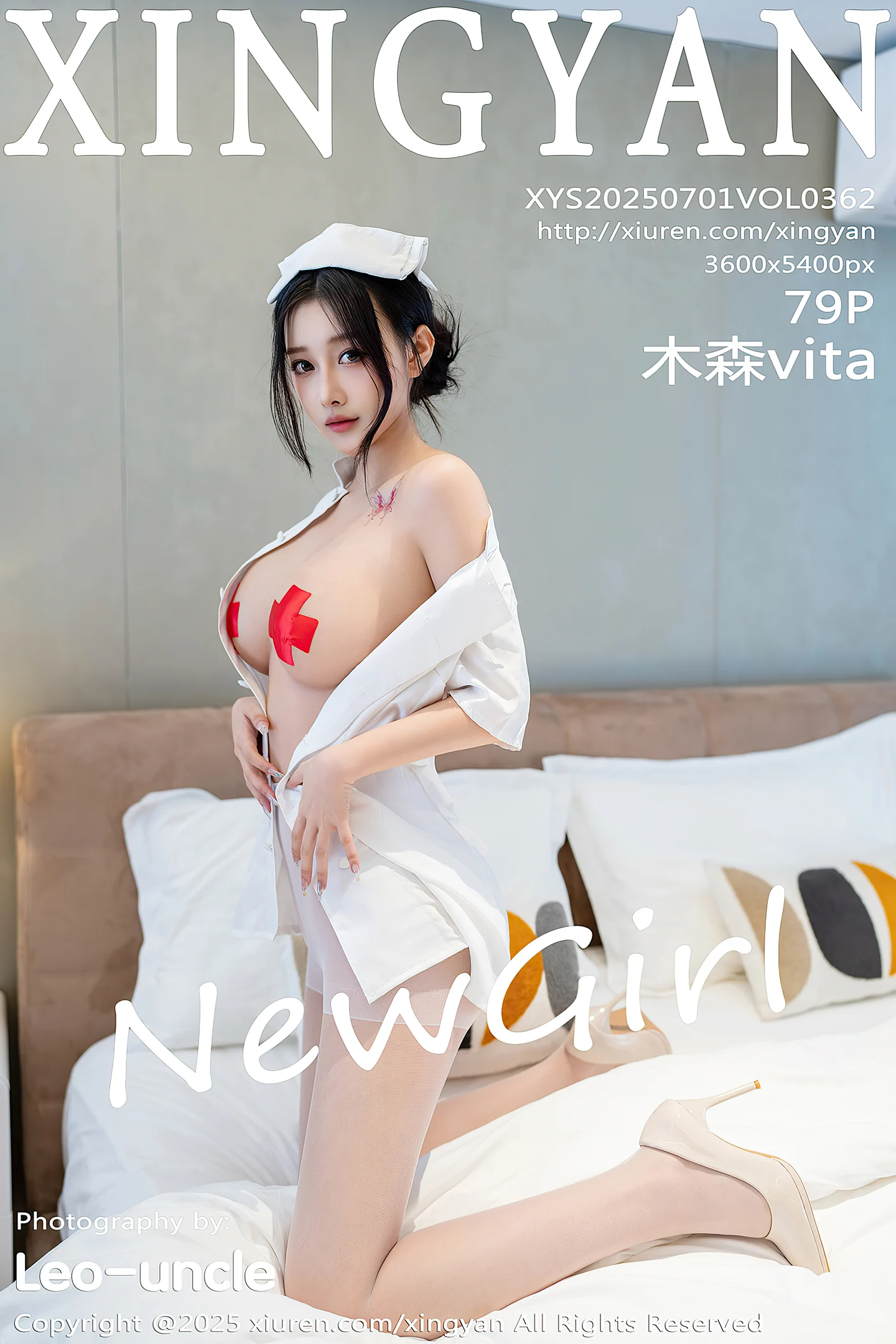 [XINGYAN星颜社]VOL.362_新人模特木森vita性感白色护士制服露丰满身材胶带遮点诱惑写真79P-秀人网 - XiuRen.Xyz